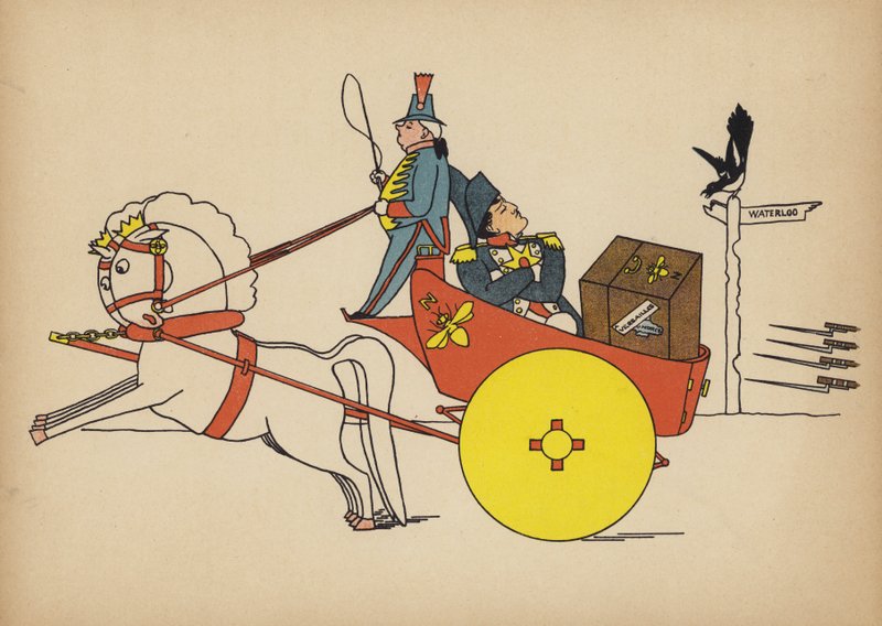 Slaget ved Waterloo, 1815 av English School
