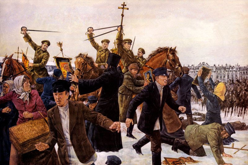 Svart søndag, 922 januar 1905 av English School