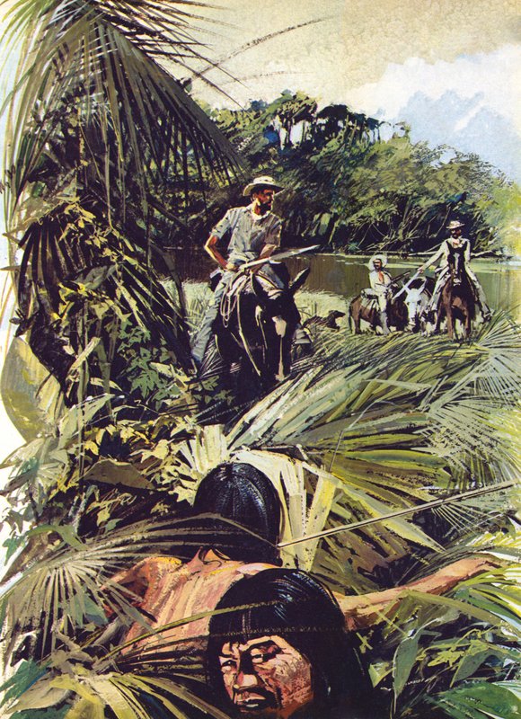 Oberst Percy Fawcett utforsker Matto Grosso av English School
