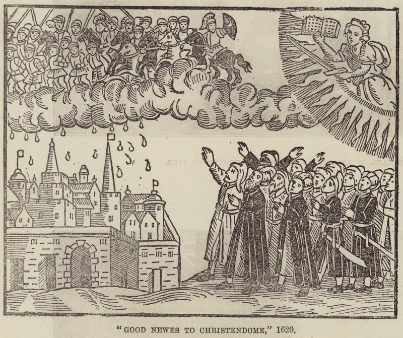 Gode nyheter til Christendome, 1620 av English School