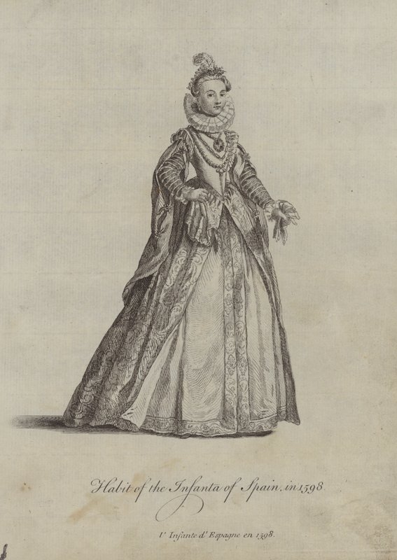 Vanen til Infanta of Spain i 1598 av English School