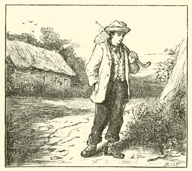 Hans Christian Anderson, på vei til København av English School