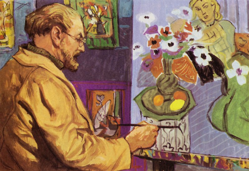 Henri Matisse maleri av English School