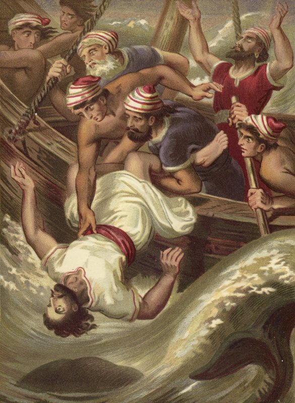 Jonah (chromolitho) av English School