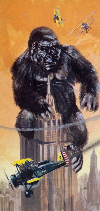 King Kong, der delen av den gigantiske apen som terroriserte New York ble spilt av en liten dukke av English School