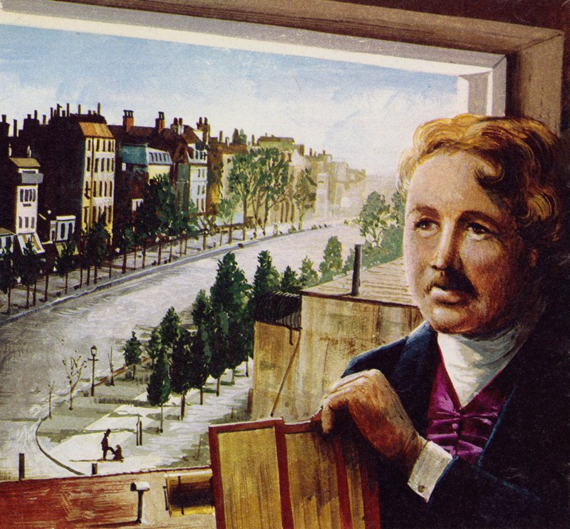 Louis Daguerre av English School