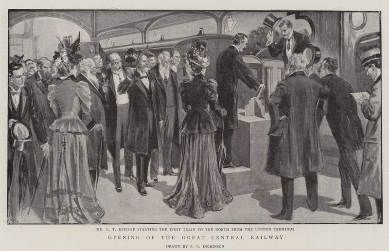 Åpning av Great Central Railway av English School