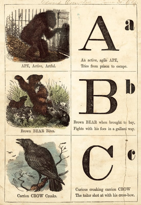 Bildealfabet av English School