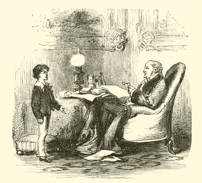 Robert Peel, på oratorisk praksis med faren av English School