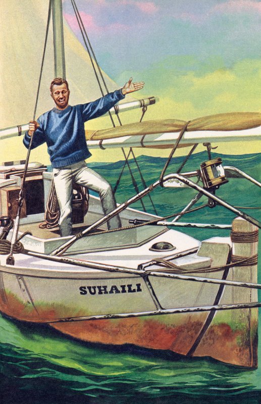 Robin Knox-Johnston, den første som seilte verden rundt uten stopp av English School