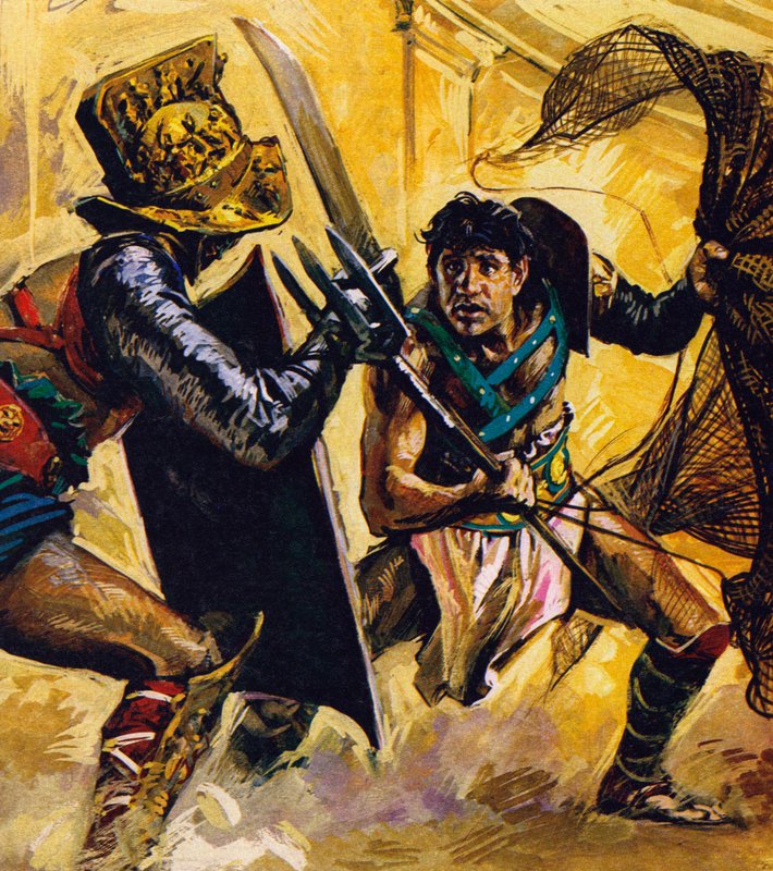 romerske gladiatorer av English School
