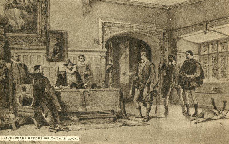 Shakespeare før Sir Thomas Lucy av English School