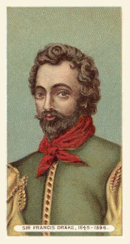 Sir Francis Drake, 1545-1596 av English School