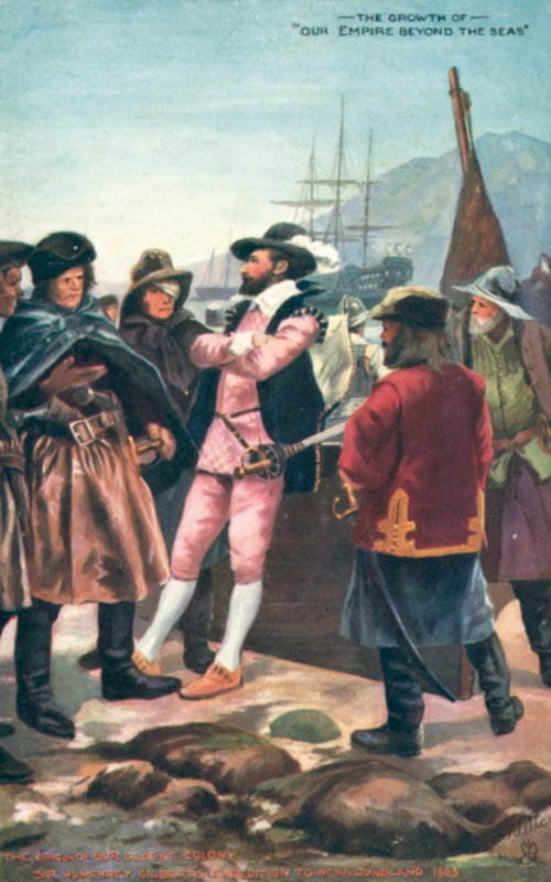 Sir Humphrey Gilbert, ekspedisjon til Newfoundland, 1583 av English School