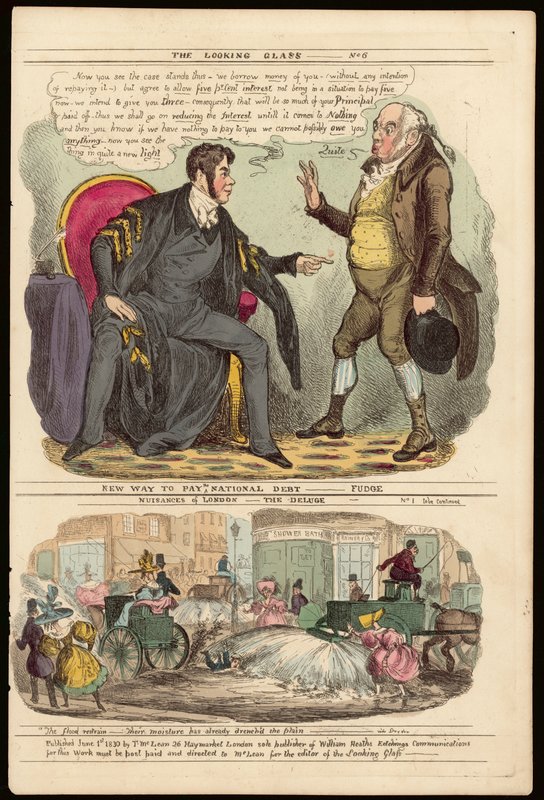 The Looking Glass, 1. juni 1830 av English School