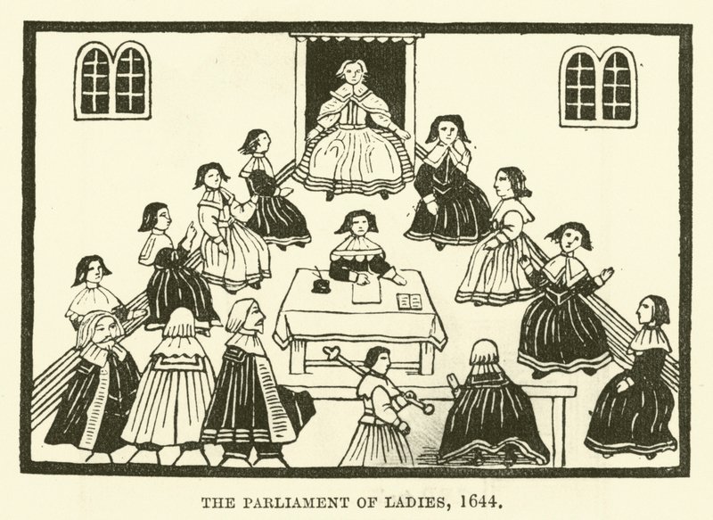 Damenes parlament, 1644 av English School