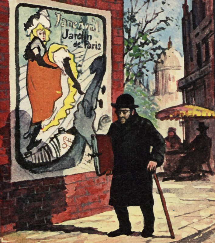 Toulouse Lautrec går i gatene i Paris av English School