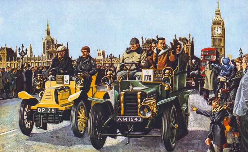 Veteranbilrally av English School
