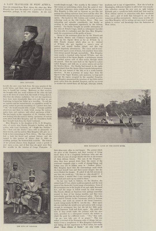 En damereisende i Vest-Afrika av English Photographer