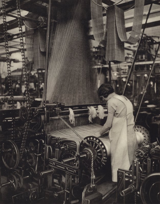A Lancashire Loom (s/hvitt bilde) av English Photographer