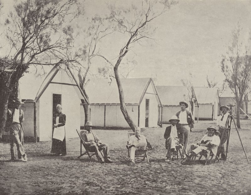 En gruveleir i Hannans, Vest-Australia av English Photographer