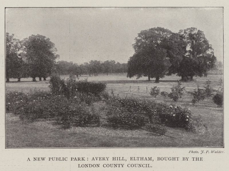 A New Public Park, Avery Hill, Eltham, kjøpt av London County Council av English Photographer