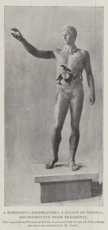 A Wonderful Restoration, en Statue av Perseus, rekonstruert fra Fragmenter av English Photographer