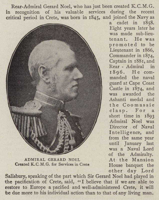 Admiral Gerard Noel av English Photographer