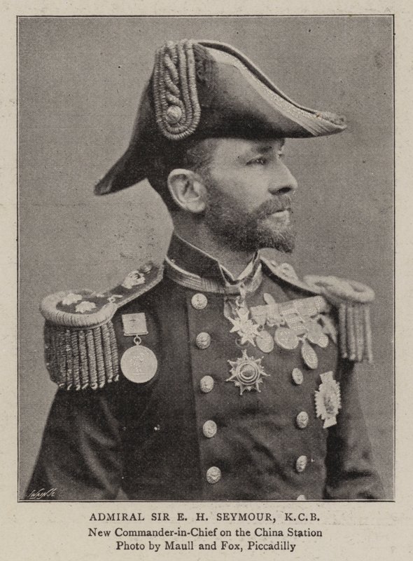 Admiral Sir EH Seymour, KCB av English Photographer