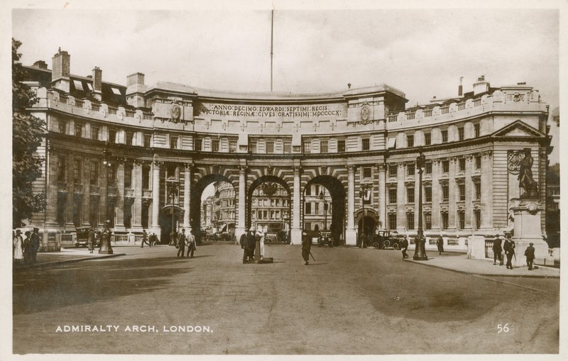 Admiralty Arch, kjøpesenteret, London av English Photographer