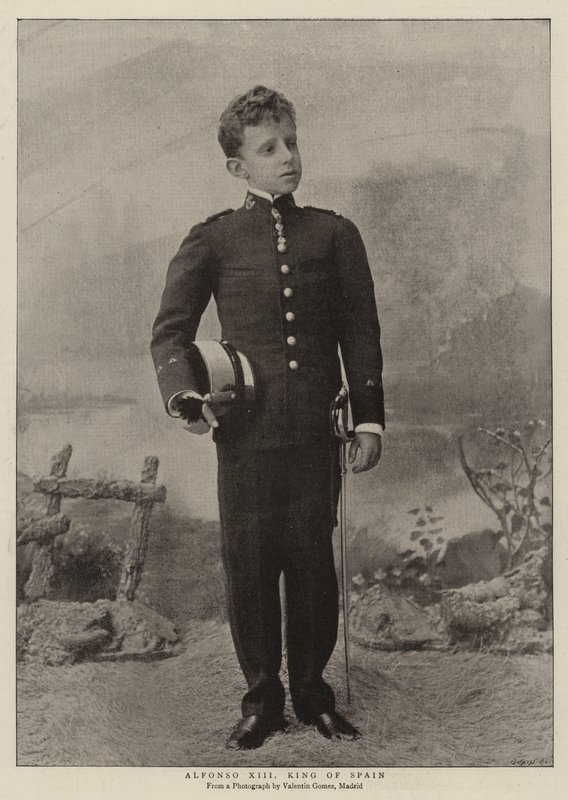 Alfonso XIII, konge av Spania av English Photographer