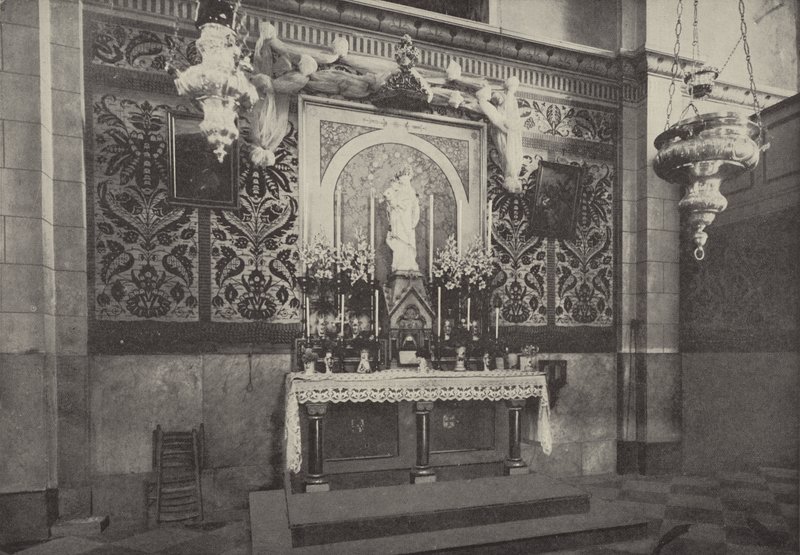 Alter fra Latin Church, Nasaret, på stedet for huset der Kristus bodde av English Photographer