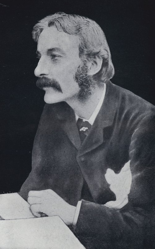Andrew Lang (s/hvitt bilde) av English Photographer
