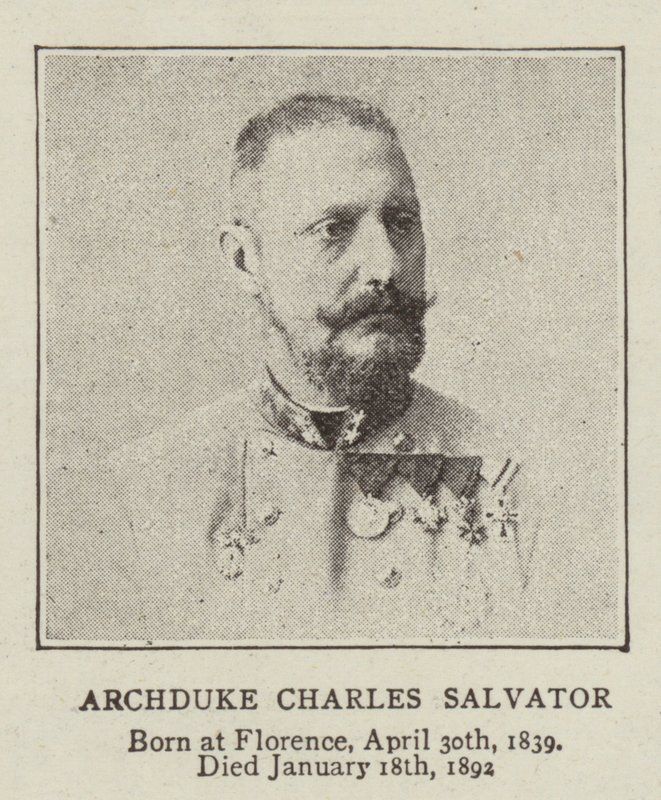 Erkehertug Charles Salvator av English Photographer