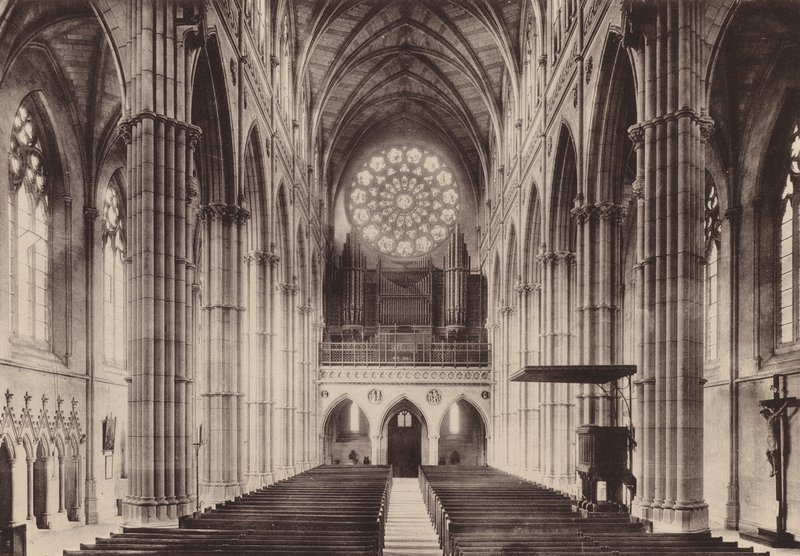 Arundel: St Philip Neri (s/hvitt bilde) av English Photographer