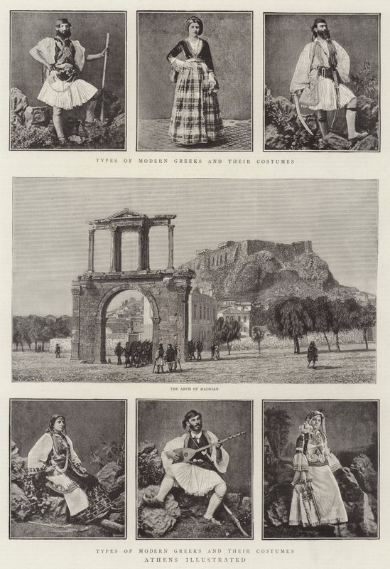 Athen illustrert av English Photographer