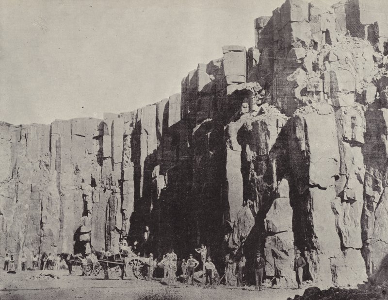 Basaltiske kolonner, Kiama Quarries, New South Wales av English Photographer