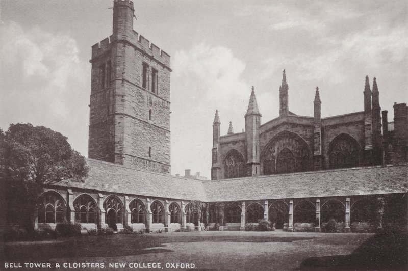 Bell Tower and Cloisters, New College, Oxford av English Photographer