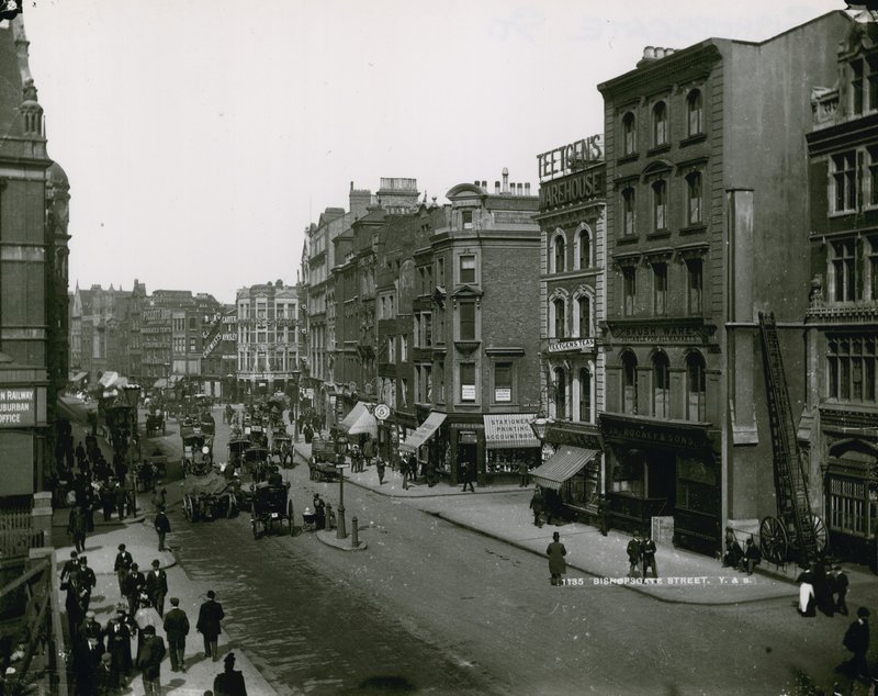Bishopsgate Street, London av English Photographer