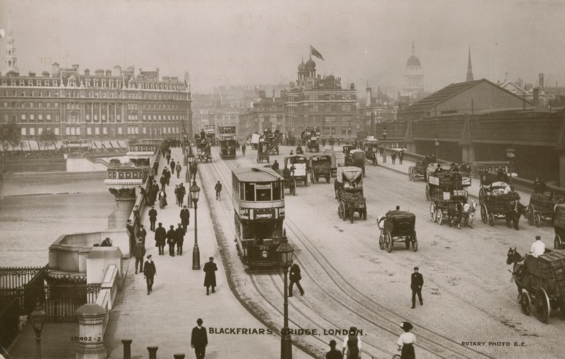 Blackfriars Bridge, London av English Photographer