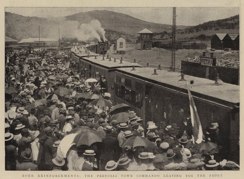 Boer Reinforcements, Pretoria Town Commando drar til fronten av English Photographer