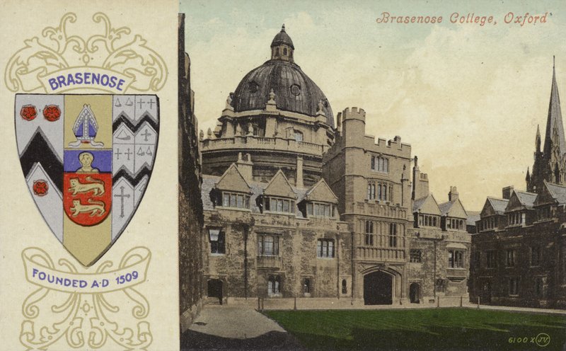 Brasenose College, Oxford (fargebilde) av English Photographer