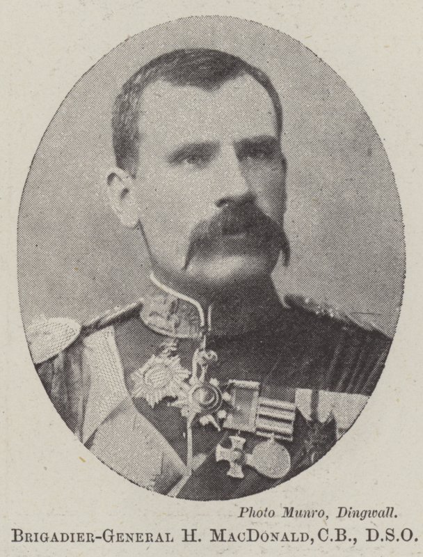 Brigadegeneral H MacDonald, CB, DSO av English Photographer
