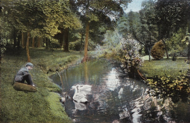 Buxton, The Serpentine Walk av English Photographer