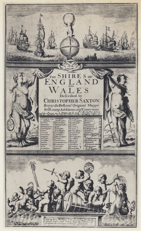 C Saxton, The Shires of England, G Willdey av English Photographer