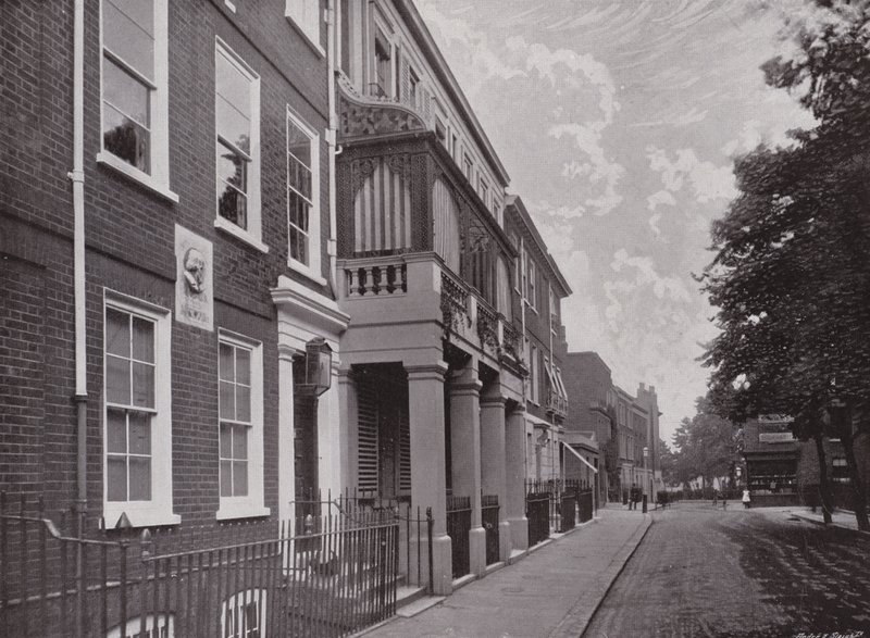 Carlyles House, Cheyne Row, Chelsea av English Photographer