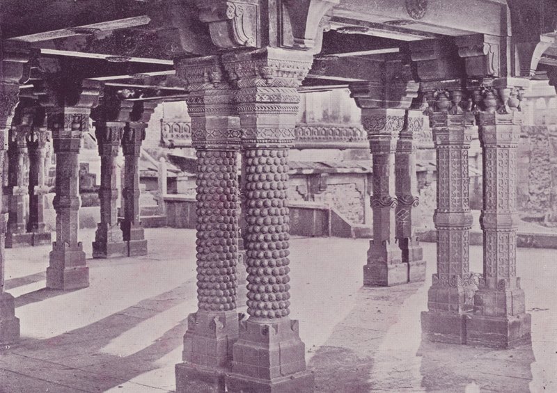 Buede søyler, Panch-Mahal, Fatehpur-Sikri av English Photographer