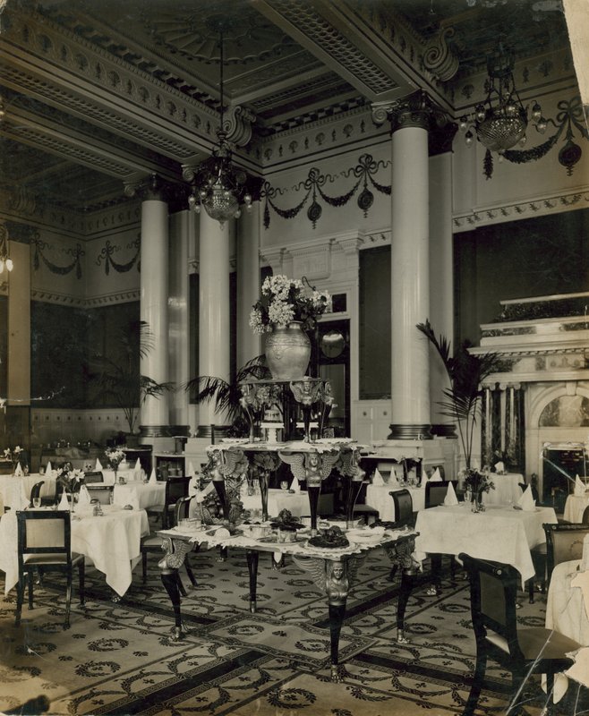 Cecil Hotel, London, spisestue av English Photographer