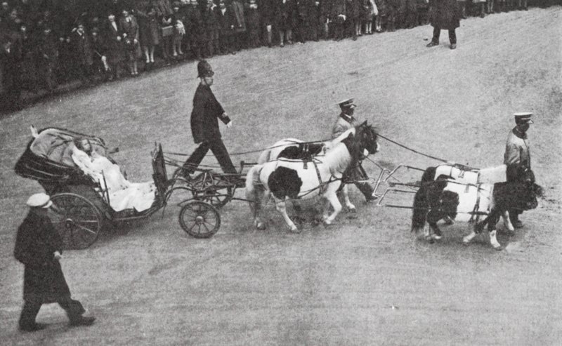 Askepotts trener, Lord Mayor#39;s Show, London (s/hv-bilde) av English Photographer