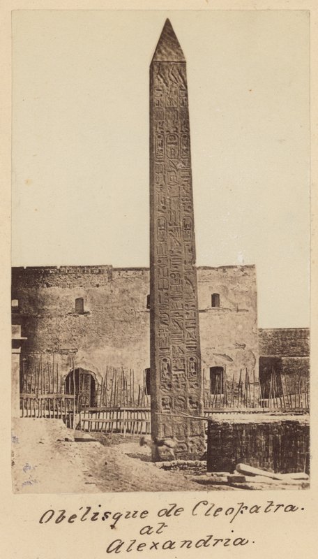 Cleopatras Needle i Alexandria av English Photographer